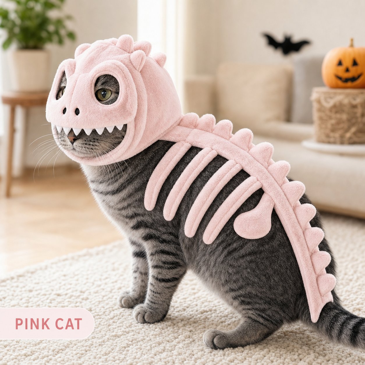 👻Glow-in-the-Dark Dinosaur Skeleton Pet Costume