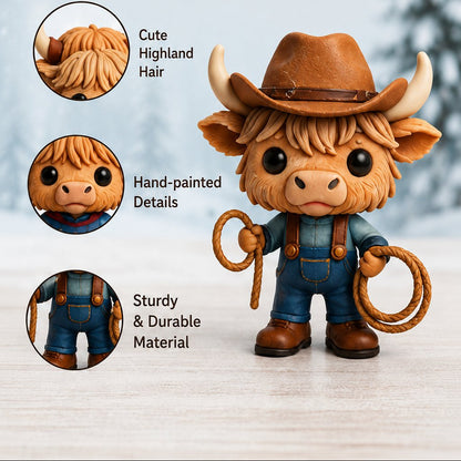🔥Last Day 49% OFF - 🐂🎁2026 Highland Cow Advent Calendar | Every Day Brings New Surprises