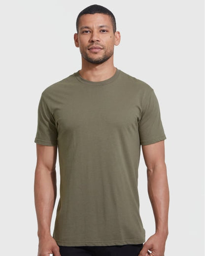 ⚡Hot Sales 49% OFF🔥Men's 4-Pack Crew Neck T-Shirt – Soft Cotton Blend, Athletic Fit, Tagless, Everyday Essential