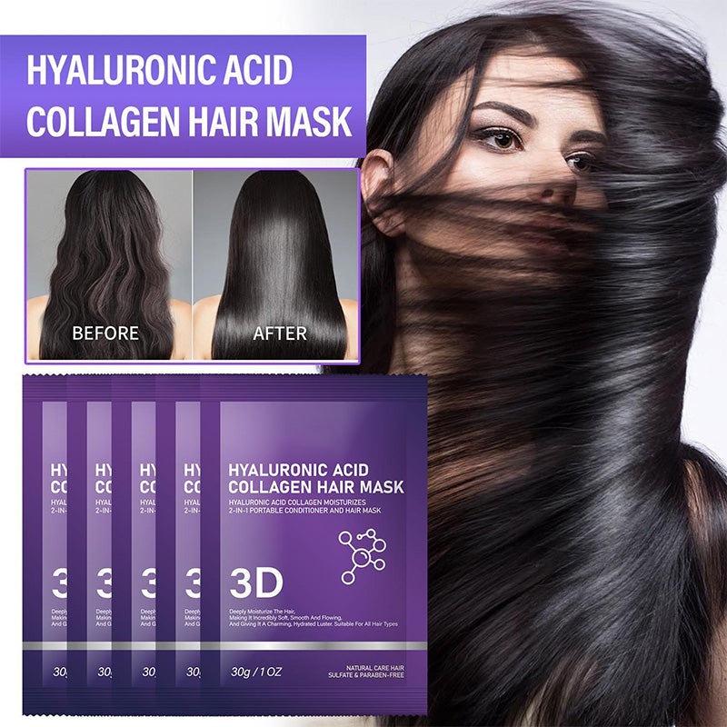 🔥Day Sale 50% OFF🔥3D Hyaluronic Acid & Collagen Hair Mask