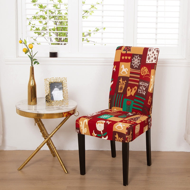 Santa Claus Dining Chair Covers Set