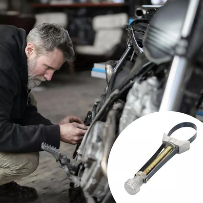 Remove Stuck Oil Filters Easily – Universal Adjustable Strap Wrench for Cars & Trucks