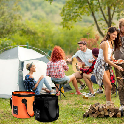Portable Foldable Water Bucket - Perfect for Fishing, Camping, Traveling!!