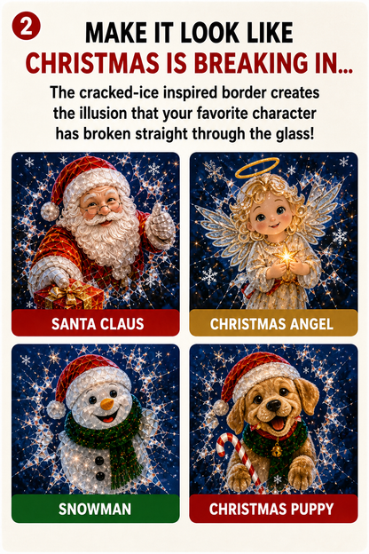 😍Santa Claus window stickers
