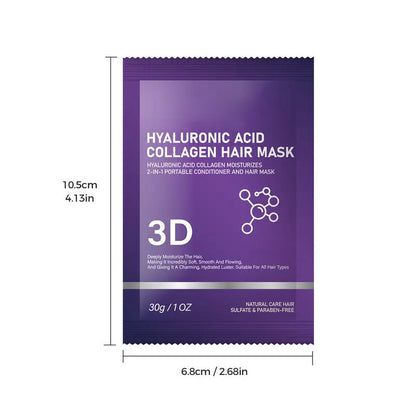 🔥Day Sale 50% OFF🔥3D Hyaluronic Acid & Collagen Hair Mask