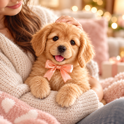 🎁Realistic Robotic Golden Retriever Puppy ✨ The Cutest Christmas Surprise