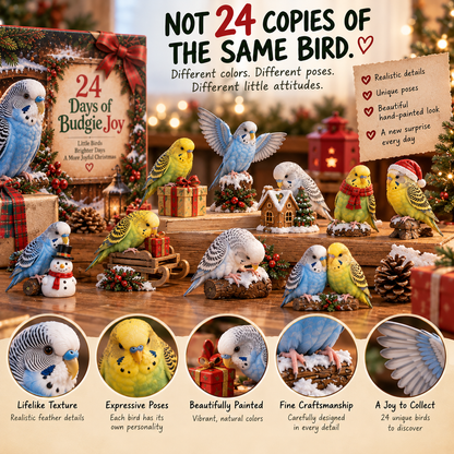 24 Days of Budgie Joy – 24 Little Birds, 24 Big Personalities 🐦❤️
