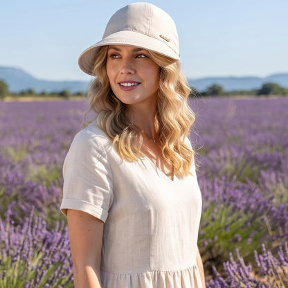 👒 Women’s Wide Brim Sun Visor Hat – UPF 50+ Open Top Ponytail Cap for Beach, Golf & Outdoor Sun Protection