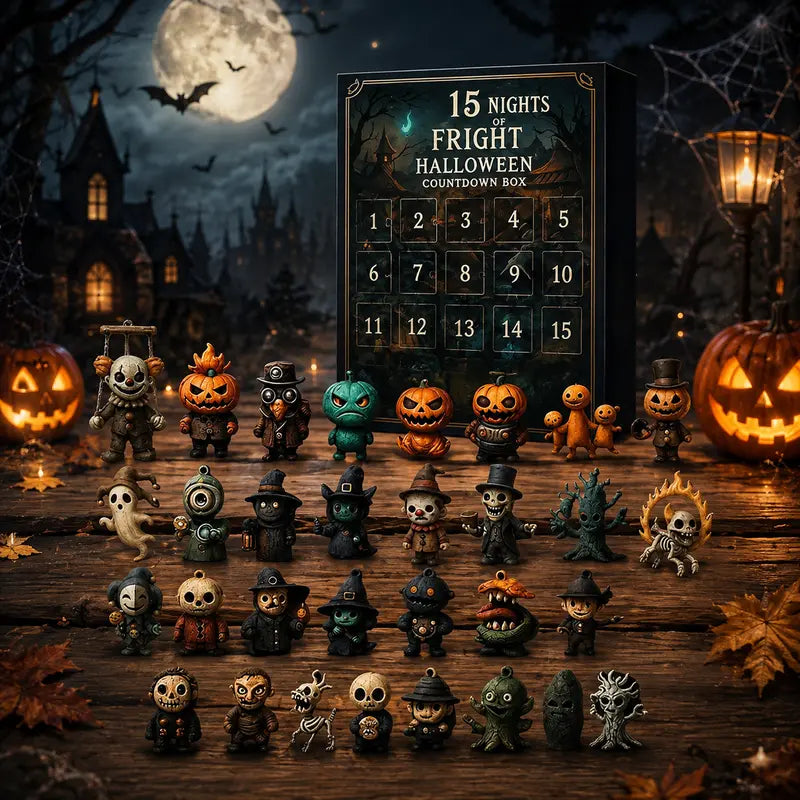 🎃2026 Halloween Countdown Advent Calendar Gift Box - 31 Nights of Fright Blindbags Surprise Set👻