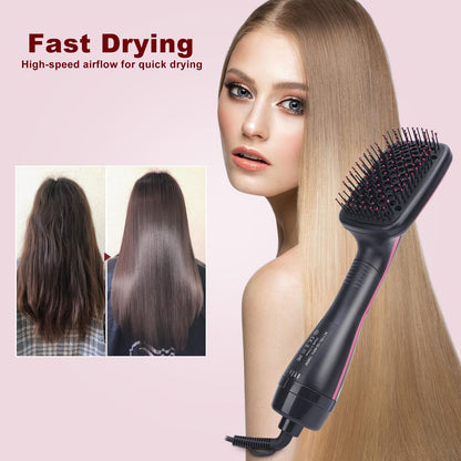 3 in 1 Comfort Comb Design Multifunctional Hair Dryer, Fast Drying Hair Styling Tool, Hairdressing Comb Hot Air Brush, Makeup Products, Hair Straightener Comb