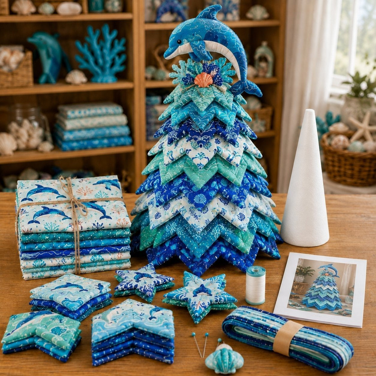 Ocean Dream Layered Fabric Tree DIY Kit