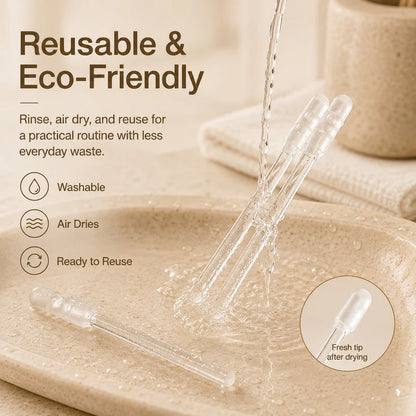 Reusable Sticky Ear Cleaning Stick, Soft Adhesive Tip for Dry Earwax