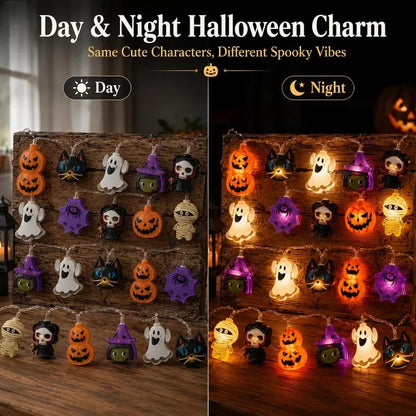 Halloween LED lanterns - Death God, Black Cat, Pumpkin Lantern String