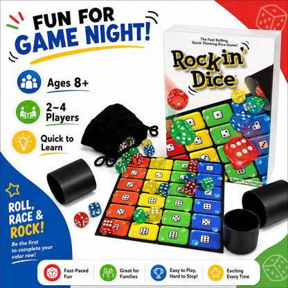 🎲Rocking Dice Game for Family Game Night & Parties