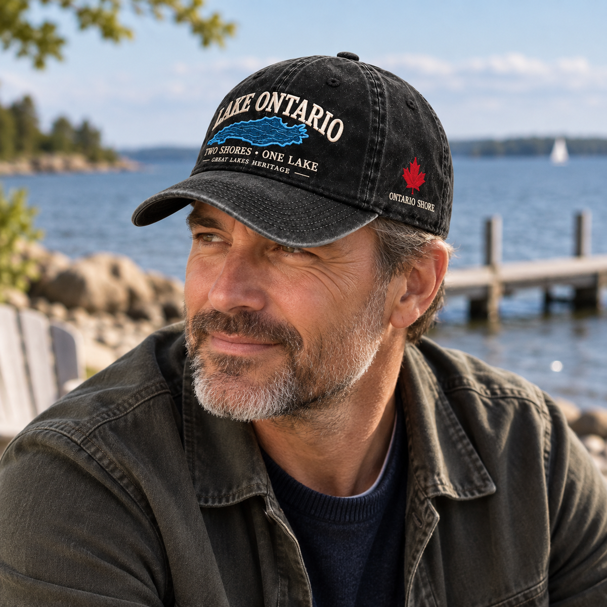💙Lake Ontario Heritage Cap – Two Shores, One Lake