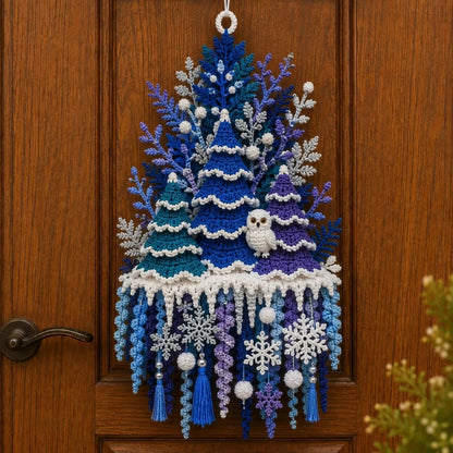 ⏳ Last Day 49% OFF – 🧶 DIY Seasonal 3D Crochet Door Hanger Kit Collection | Coordinated Yarn, Filling, Accessories & Step-by-Step Instructions Included 💕