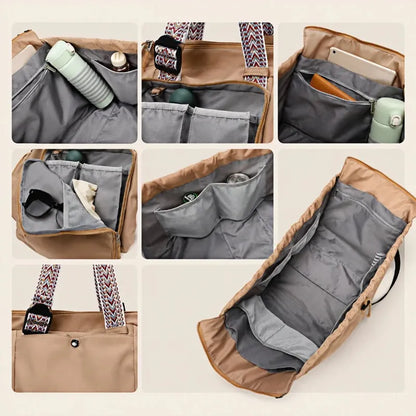 Everyday Convertible Backpack Tote Bag, 15 Pockets | Water-Resistant, Lightweight