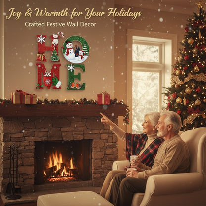 🔥Most Popular in 2026🎄Heritage Christmas Holiday Wooden HOME Sign