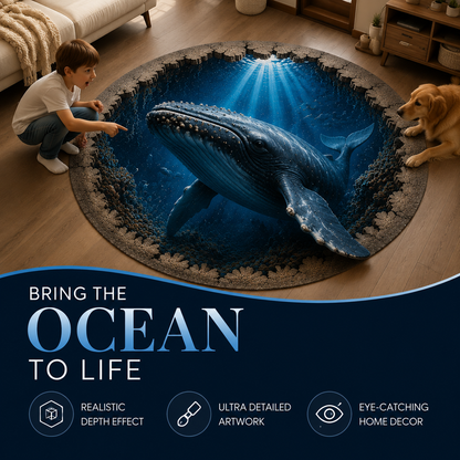 ✨🐋50% OFF Ocean Portal Illusion Rug™ - 🌊A Realistic 3D Ocean World Beneath Your Feet