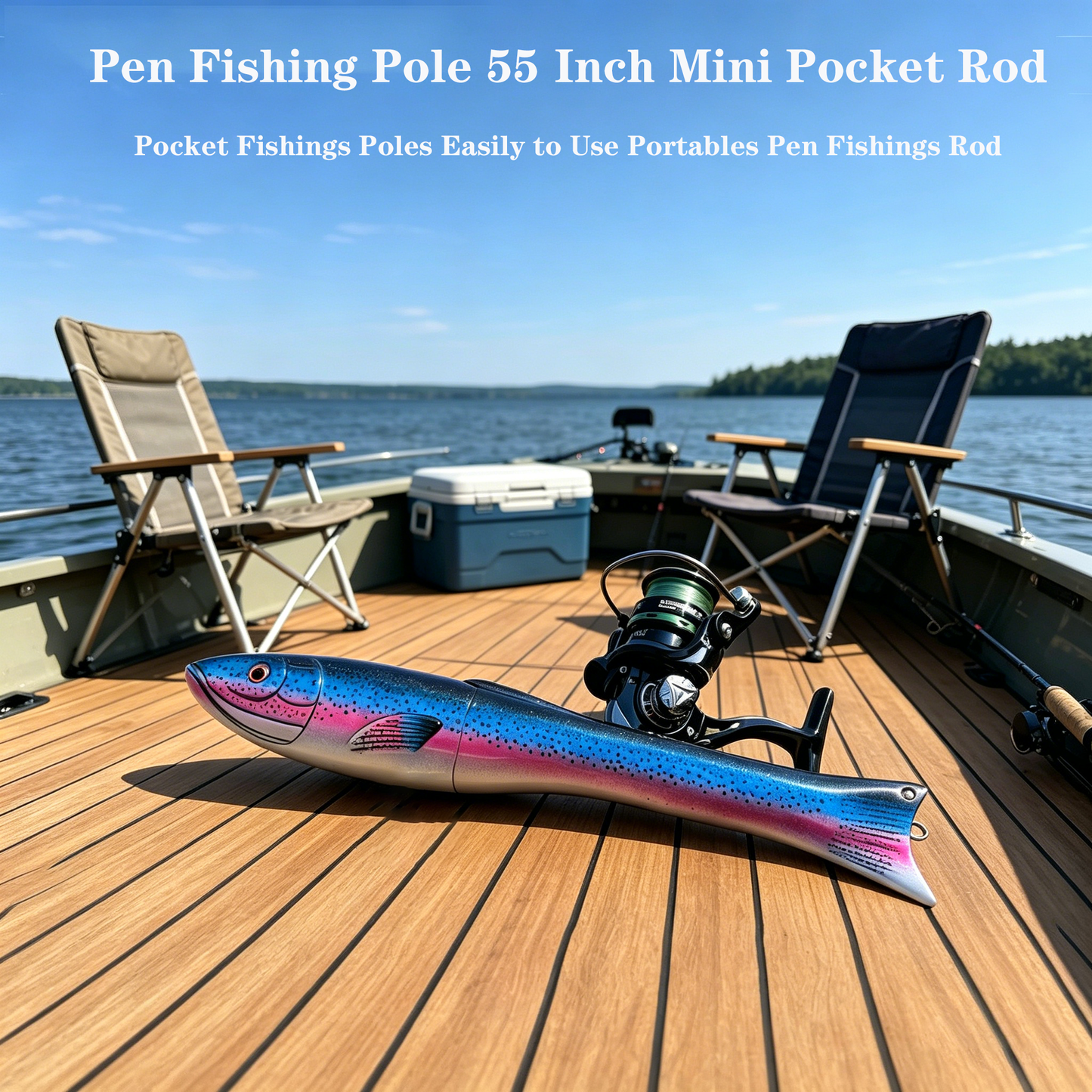 Telescopic fishing rod 🎣 - Enjoy the freedom of portable fishing anytime, anywhere 🐟