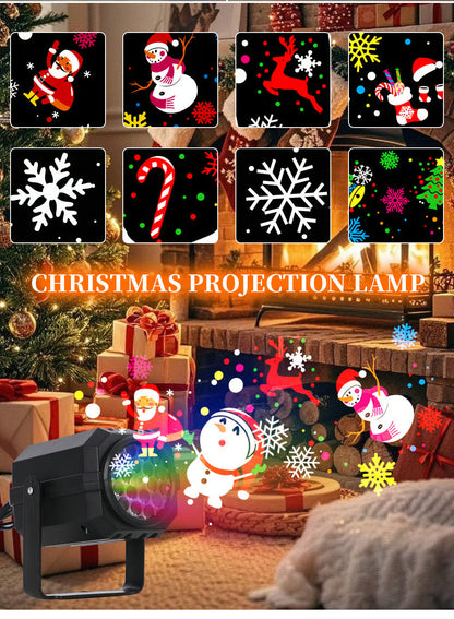 🎁Black Friday 50% OFF⭐Magical Christmas LED Projector – 16 Stunning Holiday Patterns to Light Up Your Home!