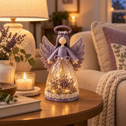 🔥 LAST DAY 49% OFF - 🌸🎁 Lighted Floral Angel Figurine