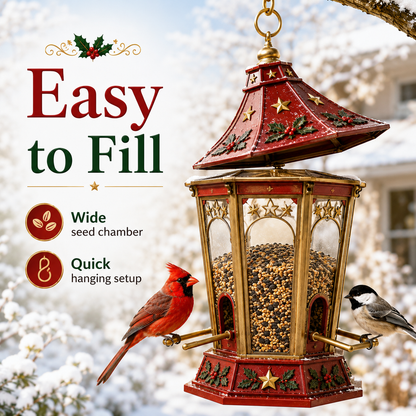🎄 Christmas Bird Feeder Collection™ – Festive Hanging Garden Feeders for Wild Birds