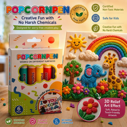 🔥Last Day 50% OFF 🖍️🎁🔮Magic Pen – Draw 3D with one stroke!🎄 DIY Bubble Popcorn Drawing Pens🔥🪄