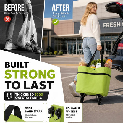 🏆Last Day Special Price ￡9.99!!💞Foldable 2-in-1 Shopping Bag