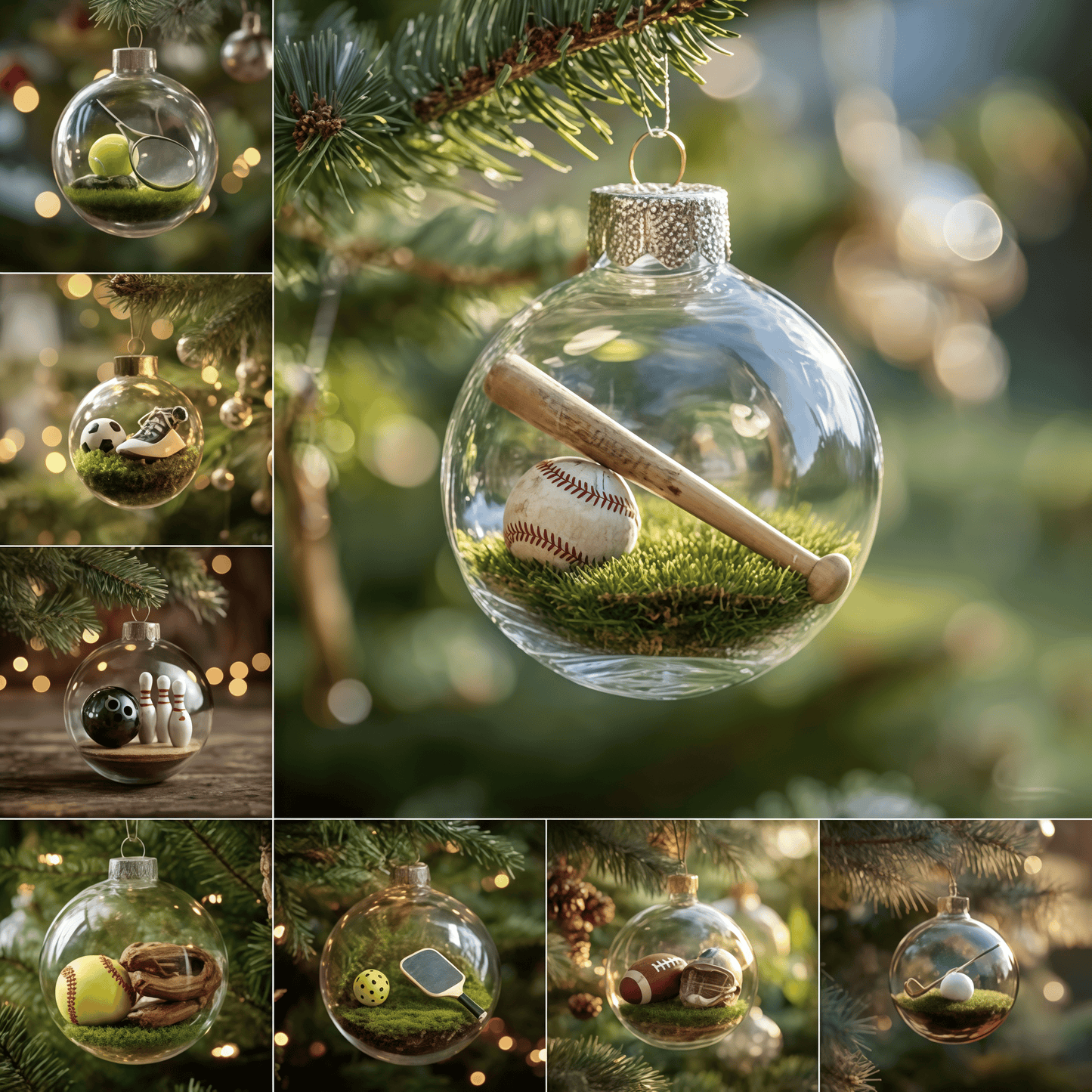 🎁Limited release-🌲Christmas Gift--⚾Sports Holiday Ornament(BUY 7 FREE SHIPPING)
