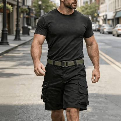 🩳3 Pack Men’s Cargo Shorts, Tactical Hiking Shorts with Multi Pockets, Lightweight Cotton Outdoor Work Shorts for Golf Fishing Travel
