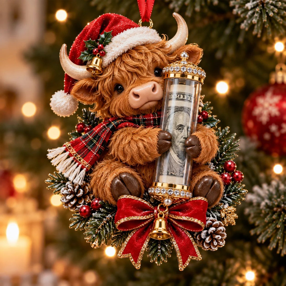 🎄 💵 Christmas Cash Gift Ornament -  ✨A Fun Way to Give Money This Christmas