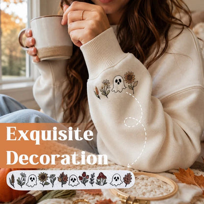 🔥Last Day: 50 % OFF -✨  Halloween Embroidery Pattern Set