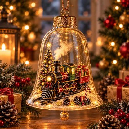 🎄 Lighted Christmas Bell Ornament Collection