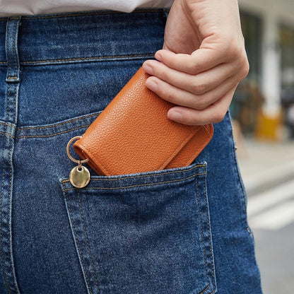💖Hot 49% OFF🌹RFID Short Wallets for Women – Fashionable Card Holder with Key Ring & Coin Purse