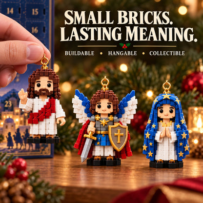 🔥LAST DAY 50% OFF - ✨The Holy Story 24-Day Mini Brick Ornament Advent Calendar