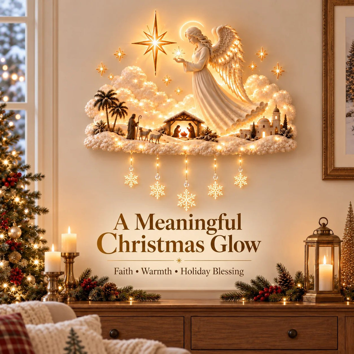✨Last Day 49% OFF✨ Christmas Blessing Angel Glow