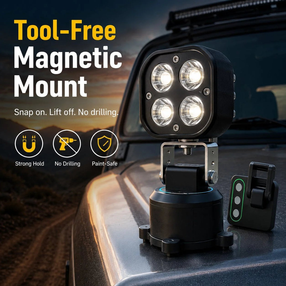🏕️ Omni-Directional Magnetic LED Pod Light