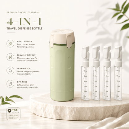 4-in-1 Travel Dispenser Bottle