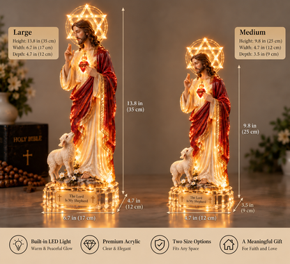 ❤️Thanksgiving Day！！！Sacred Heart Jesus LED  Display