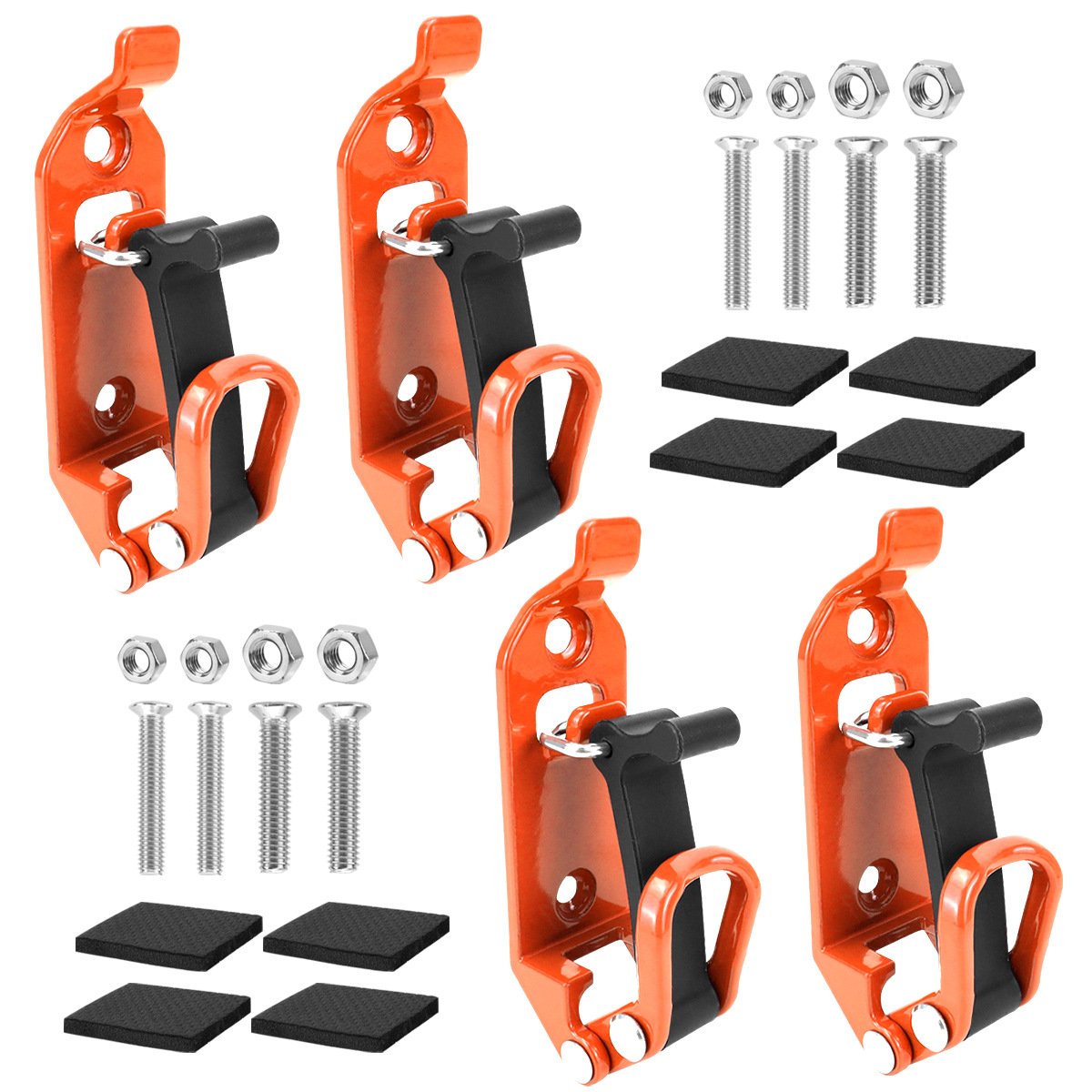 🔧All-Weather Metal Shovel Bracket | Rust-Proof Roof Rack Organizer Set – Holds Up to 124lbsA