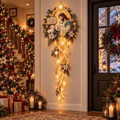 🌟 Nativity Starfall Wall Light – A Meaningful Christmas Glow