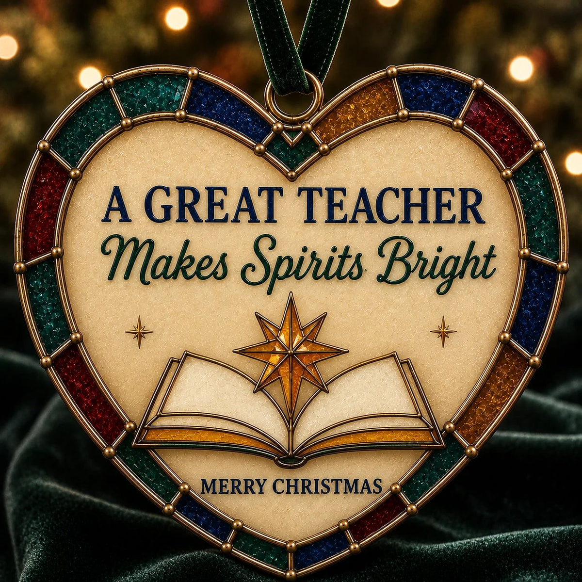 ✨ Heartfelt 'Stained-Glass Style' Christmas Ornaments | The Perfect Holiday Gift for Everyone You Love ❤️🎄