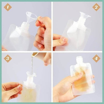 🌷Summer SALE - Portable Travel Fluid Makeup Packing Bag(10 Pcs)