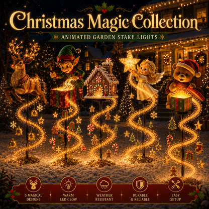 🎄49% OFF🎄✨ Christmas Magic Garden Collection-Transform Your Yard Into A Winter Wonderland With Enchanted Flowing Lights