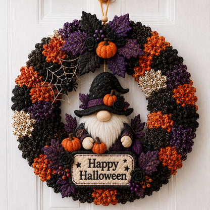 Halloween Poke Wreath DIY Kit Collection – Black Cat, Ghost, Skeleton, Haunted House & Witchy Designs