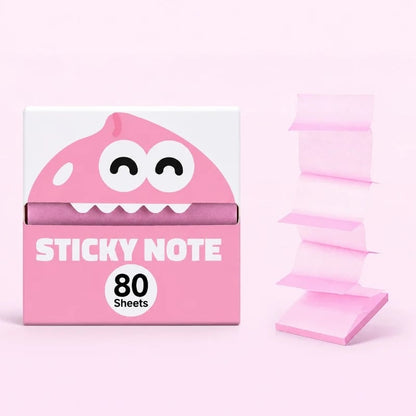 Transparent Pull-Out Sticky Notes (12 Boxes, 960 Sheets Total)