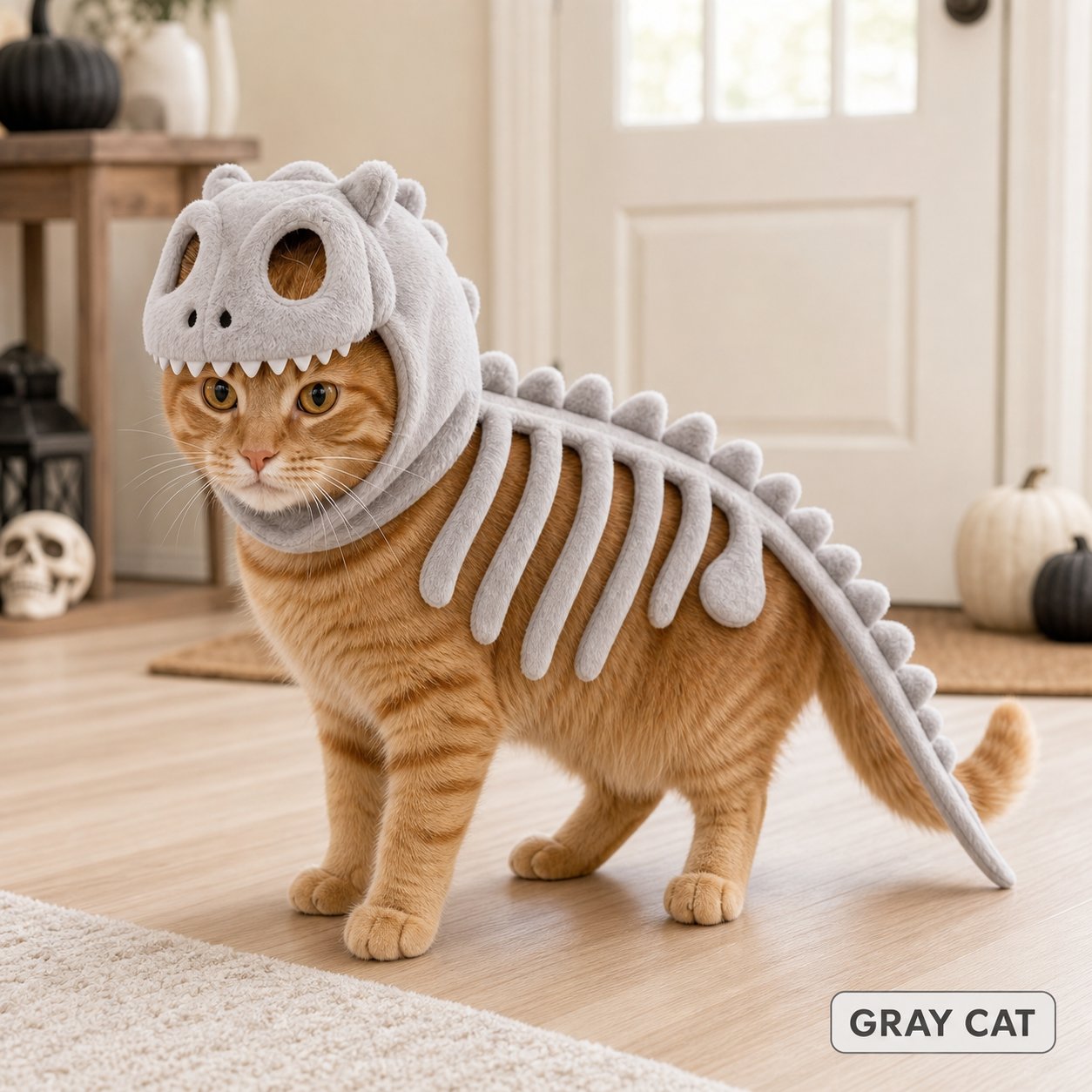 👻Glow-in-the-Dark Dinosaur Skeleton Pet Costume