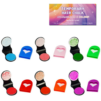 🔥Last Day 46% OFF - 🌈12-Color Temporary Hair Chalk Applicator Set