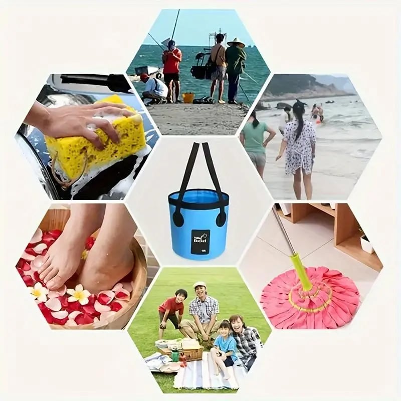 🪣20L Portable Folding Water Storage Bucket🚰Your Go‐Anywhere Water Companion